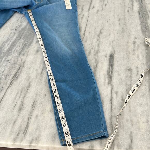 Universal Thread 6 Blue Super Stretch High Rise Skinny Slim Leg Jeans NWT - Picture 11 of 12